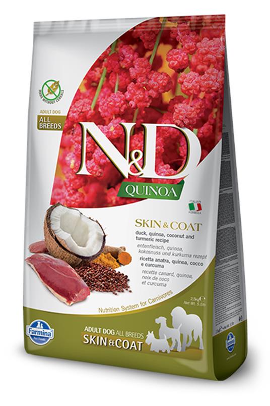 N&D Quinoa Skin&Coat Duck&Coconut 2,5kg