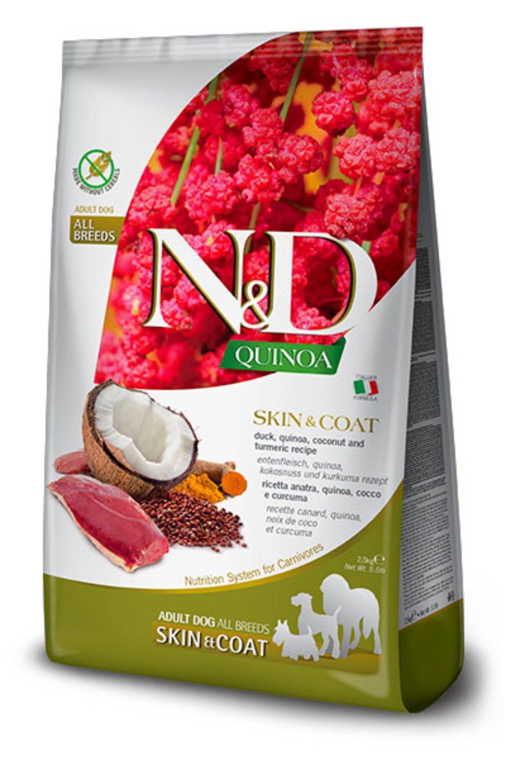 D.N&D Quinoa Skin&Coat Duck&Coconut 2,5kg