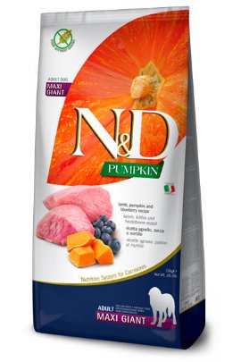 N&D Pumpkin Lamb&Blueberry Giant Maxi 12kg