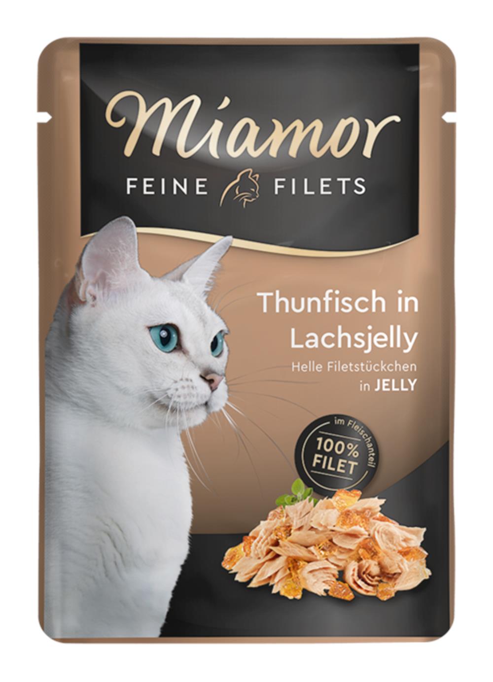 Miamor Feine Filets tuna i losos u zeleu, sos za macke 100g
