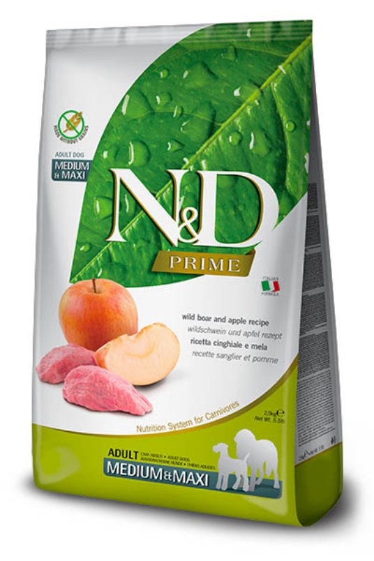 N&D Prime Boar&Apple Medium&Maxi