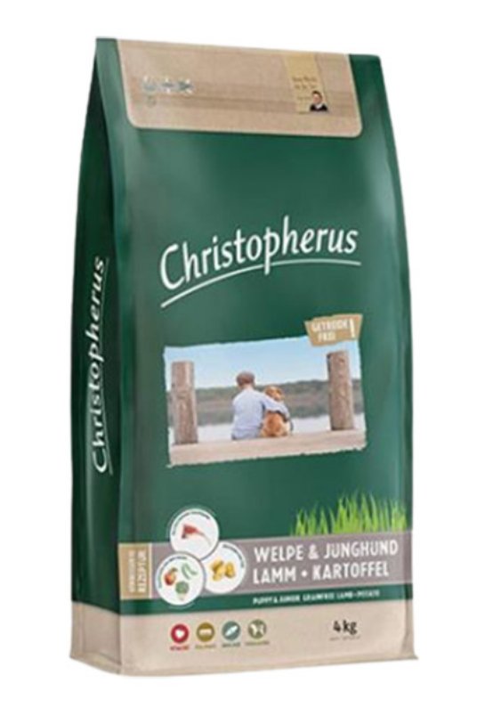 Christopherus Puppy & Junior Grain-Free Lamb+Potato 12 kg