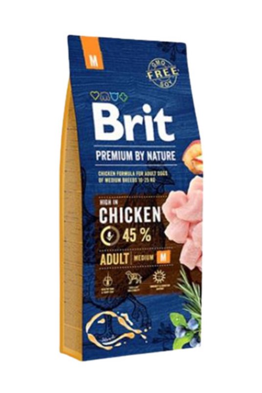 Brit Premium by Nature Adult M 15 kg