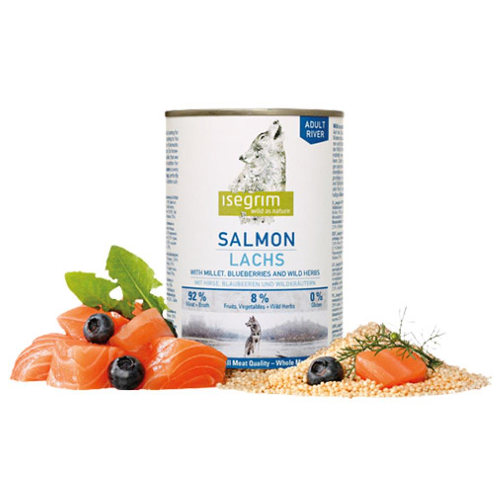 Isegrim Puppy losos sa prosom, borovnicama i divljim biljem 400g