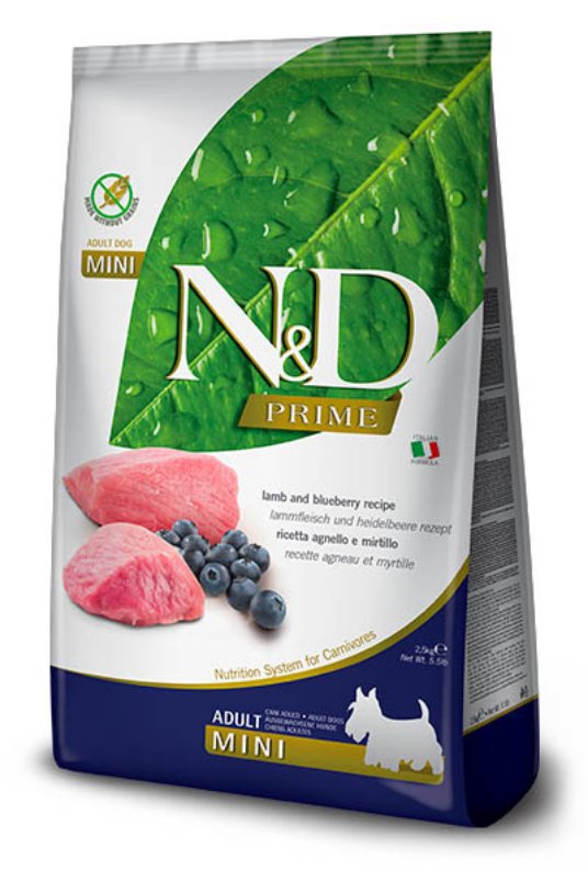 N&D Prime Lamb&Blueberry Mini 800g