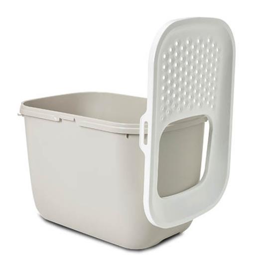 Toalet za mace Hop In belo-bez 58.5x39x39.5cm