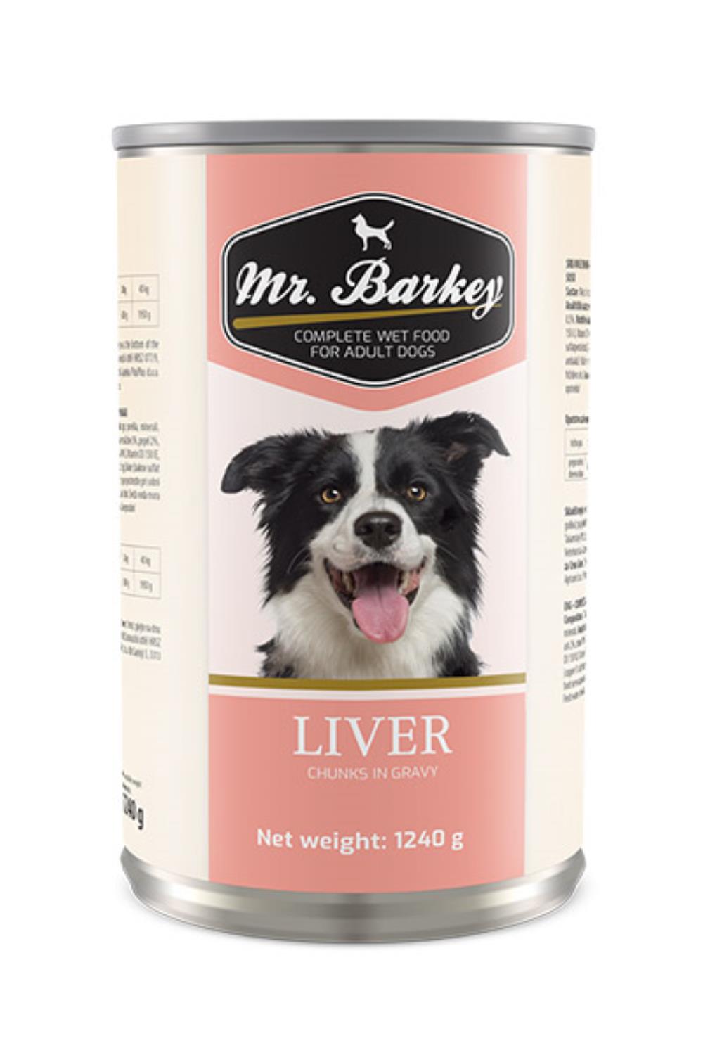 Mr. Barkey jetra, komadici u sosu 1240g konzerva za pse