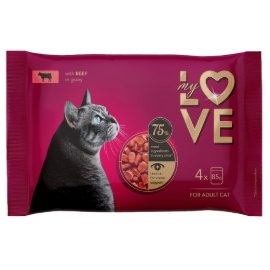 My Love sos za macke govedina 4x85g