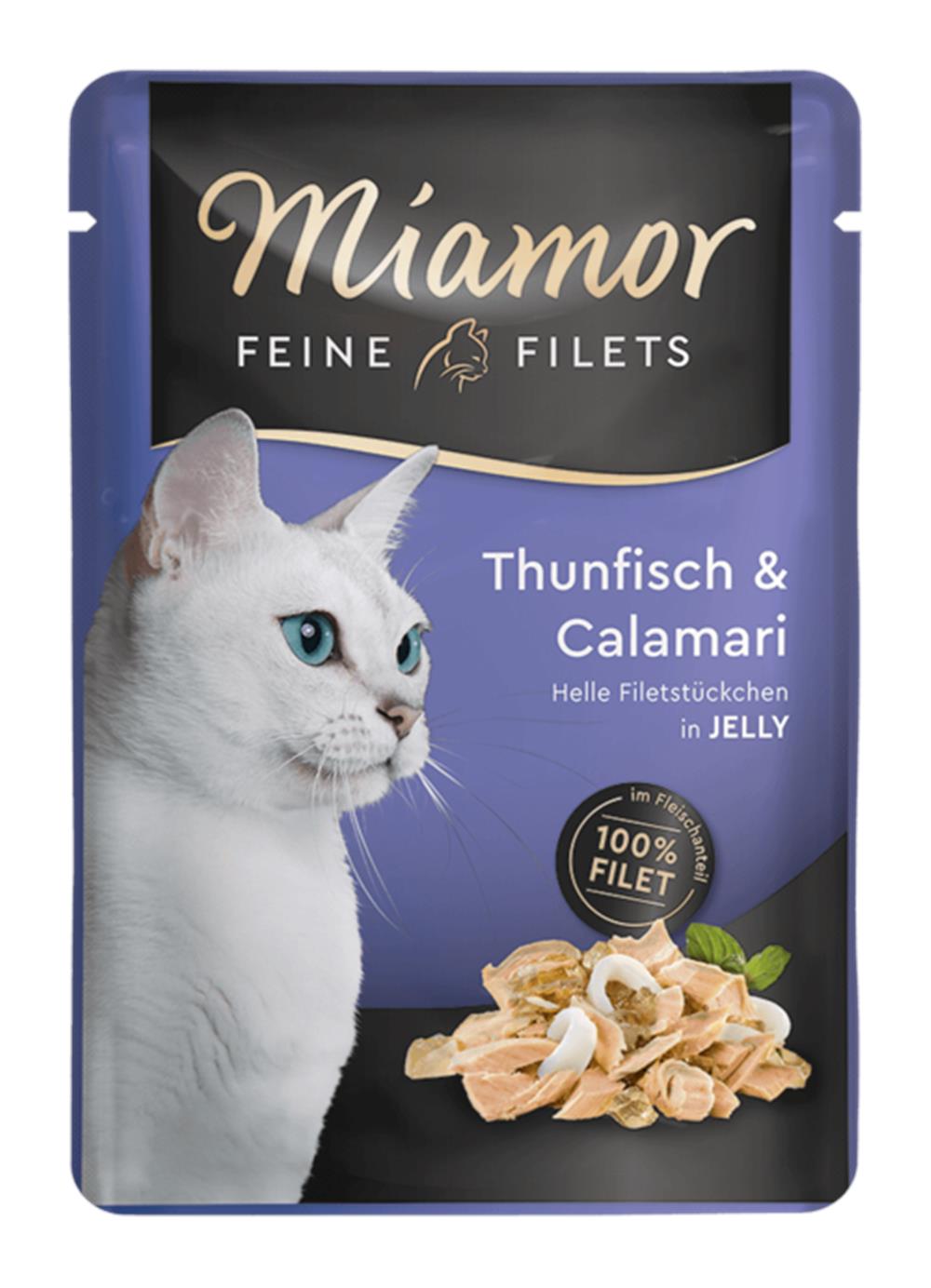 Miamor Feine Filets tuna i kalamari, sos za macke 100 g