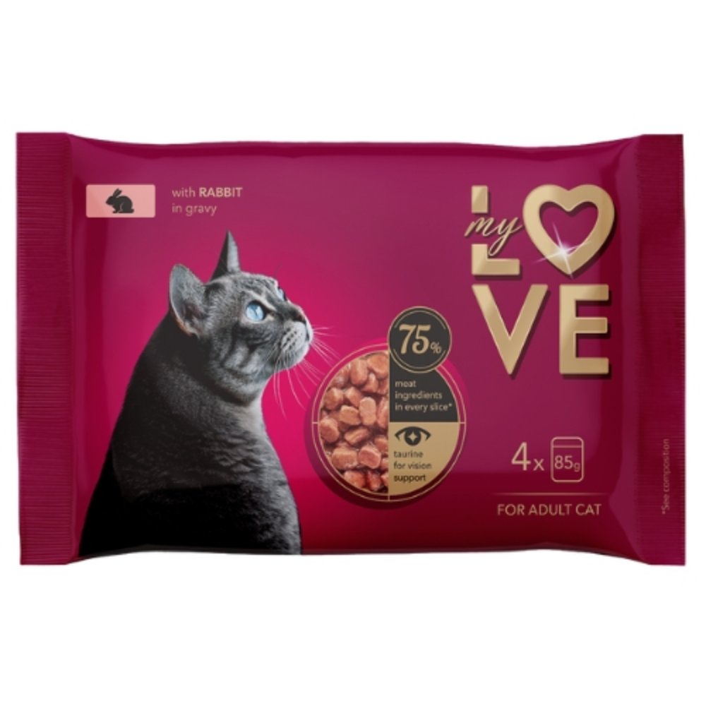 My Love sos za macke zecetina 4x85g