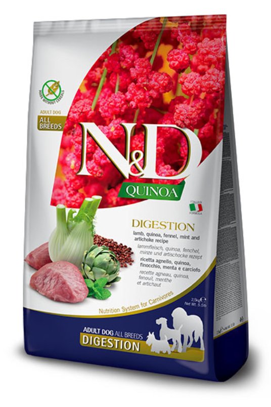 N&D Quinoa Digestion Lamb&Fennel Medium&Maxi