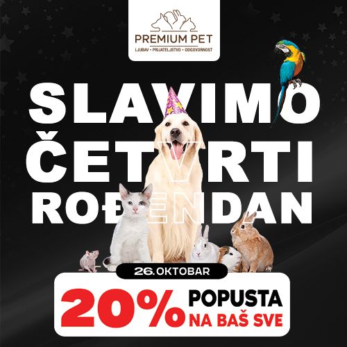 PREMIUM PET SLAVI 4. GODINE POSTOJANJA