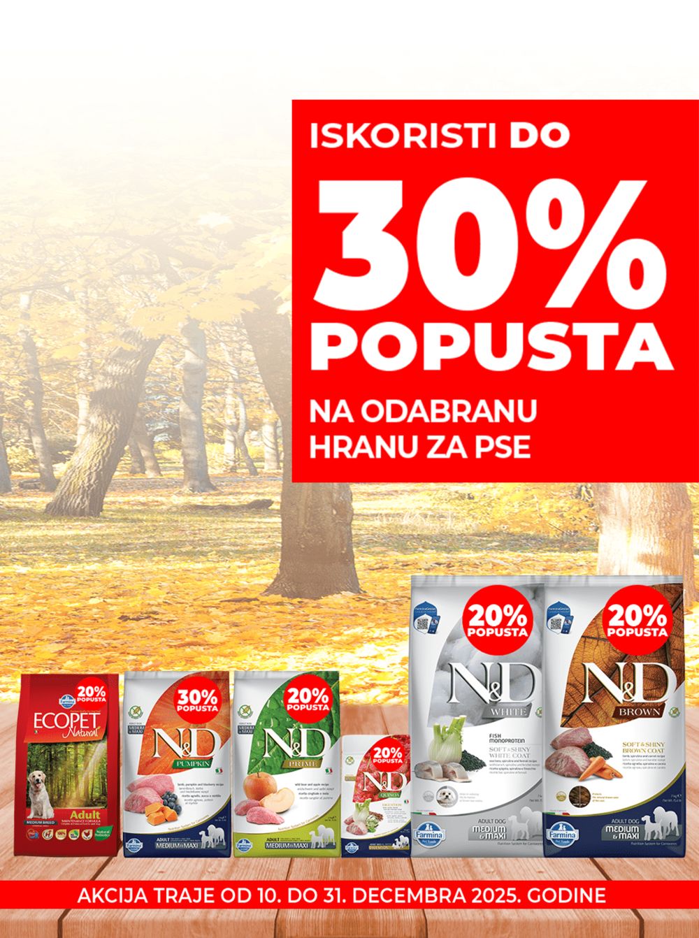 HRANA ZA PSE ZIMSKA AKCIJA