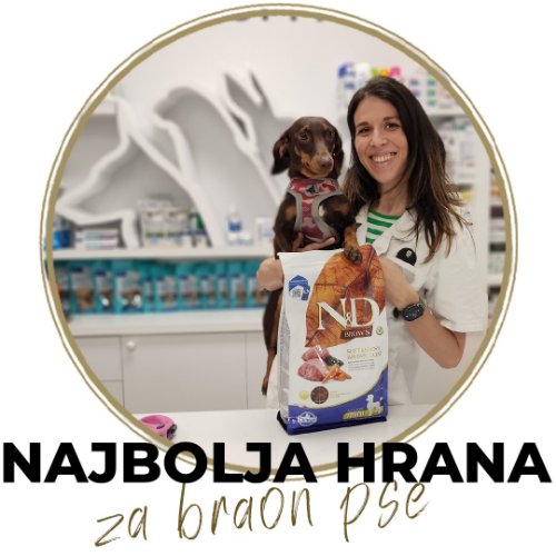 SAVRŠENA HRANA ZA PSE SA BRAON DLAKOM